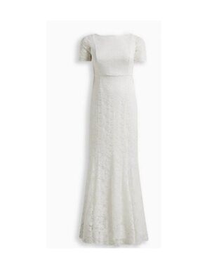 David's Bridal | Dresses | Davids Bridal Surplice Tank Long Chiffon  Bridesmaid Dress | Poshmark
